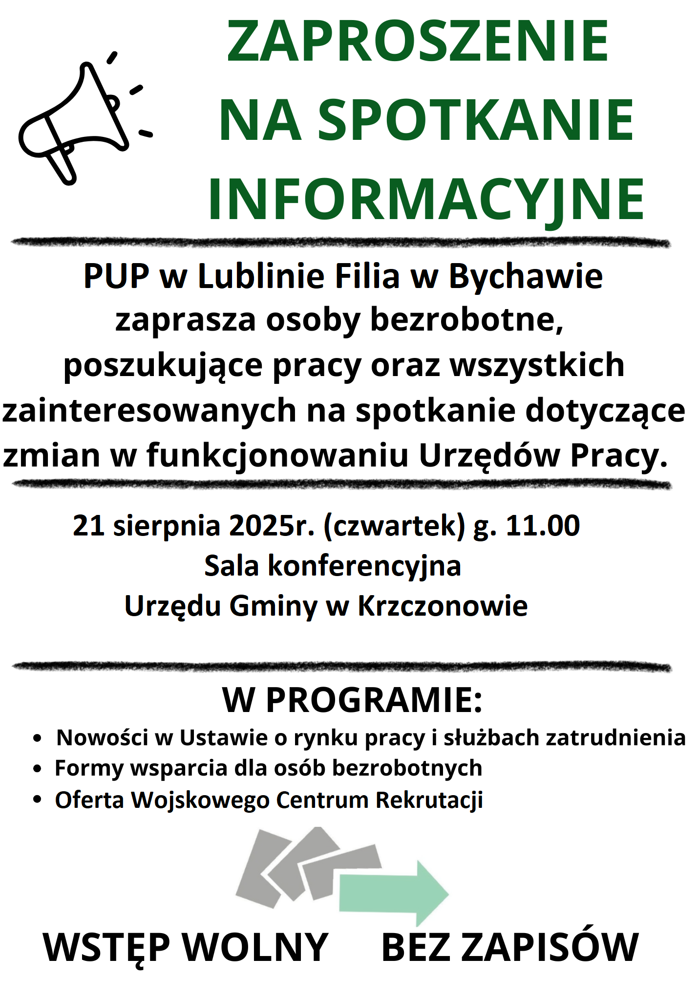 Obrazek dla: Zaproszenie na spotkanie informacyjne